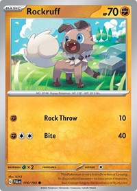 Rockruff (116/193) [SV02 Paldea Evolved]