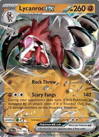 Lycanroc ex (117/193) [SV02 Paldea Evolved]