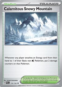 Calamitous Snowy Mountain (174/193) [SV02 Paldea Evolved]