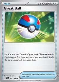 Great Ball (183/193) [SV02 Paldea Evolved]