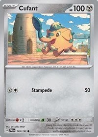 Cufant (149/193) [SV02 Paldea Evolved]