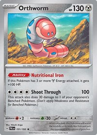 Orthworm (151/193) [SV02 Paldea Evolved]