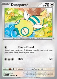 Dunsparce (156/193) [SV02 Paldea Evolved]