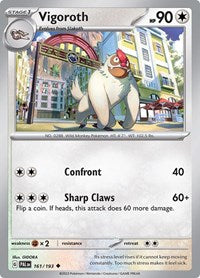 Vigoroth (161/193) [SV02 Paldea Evolved]