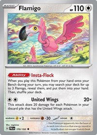 Flamigo (170/193) [SV02 Paldea Evolved]