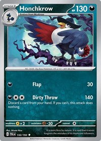 Honchkrow (132/193) [SV02 Paldea Evolved]