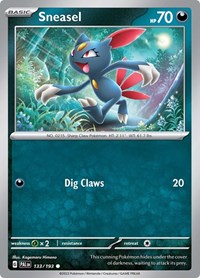 Sneasel (133/193) [SV02 Paldea Evolved]