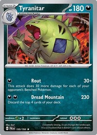 Tyranitar - 135/193 (135/193) [SV02 Paldea Evolved]