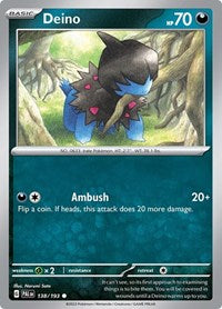 Deino (138/193) [SV02 Paldea Evolved]