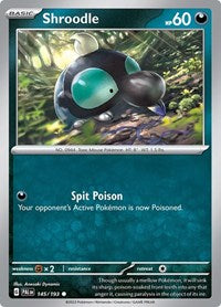 Shroodle - 145/193 (145/193) [SV02 Paldea Evolved]