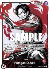 Portgas.D.Ace (Alternate Art) (OP03-001) [Pillars of Strength]