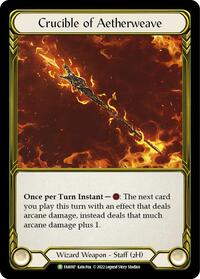 Crucible of Aetherweave - FAB097 (FAB097) [Flesh and Blood Promo Cards]