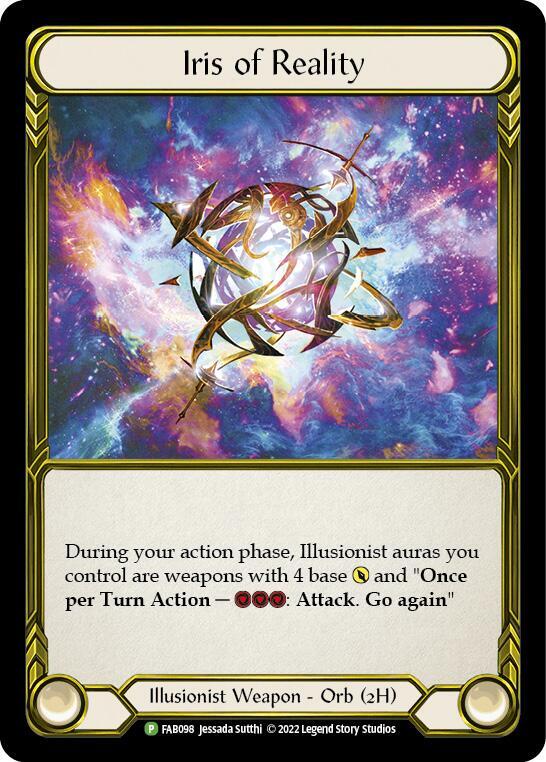 Iris of Reality - FAB098 [Flesh and Blood Promo Cards]