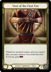 Vest of the First Fist - FAB100 (FAB100) [Flesh and Blood Promo Cards]