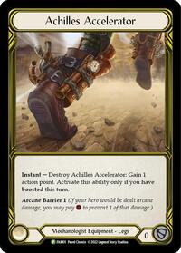 Achilles Accelerator - FAB101 (FAB101) [Flesh and Blood Promo Cards]