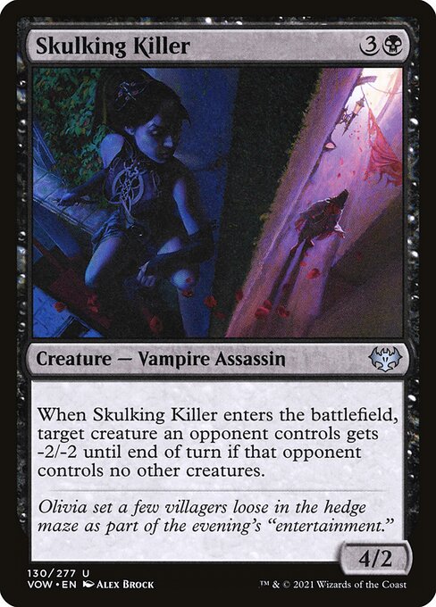 Skulking Killer (130) [Innistrad: Crimson Vow]