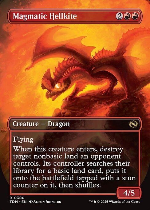 Magmatic Hellkite // Magmatic Hellkite (380) [Tarkir: Dragonstorm]
