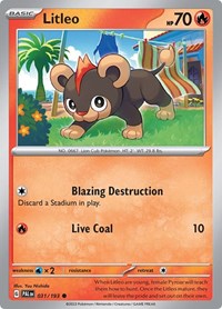 Litleo (031/193) [SV02 Paldea Evolved]