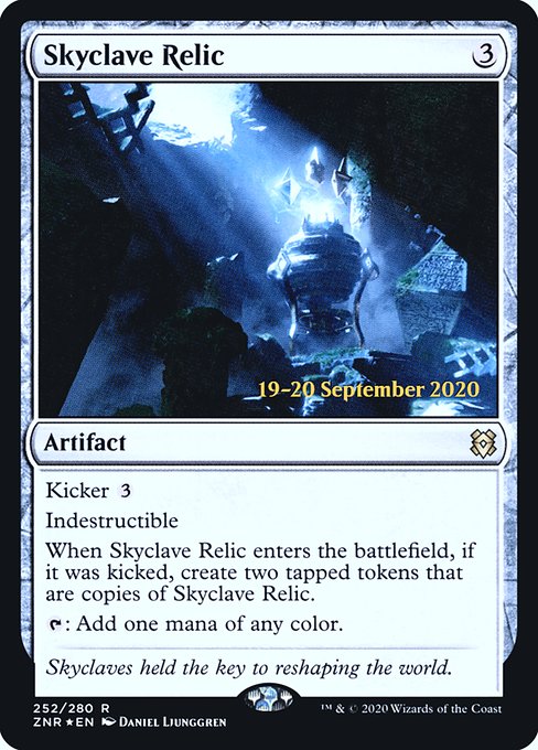 Skyclave Relic (252s) [Zendikar Rising Promos]