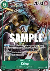 Krieg (Alternate Art) (OP03-025) [Pillars of Strength]
