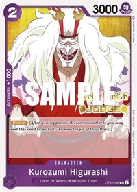 Kurozumi Higurashi (Judge) (OP01-100) [One Piece Promotion Cards]