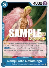 Donquixote Doflamingo (Judge) (OP01-073) [One Piece Promotion Cards]