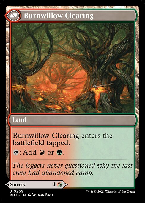 Stump Stomp // Burnwillow Clearing (259) [Modern Horizons 3]