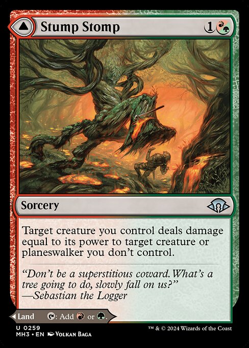 Stump Stomp // Burnwillow Clearing (259) [Modern Horizons 3]