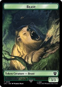 Beast // Treefolk Double-Sided Token (10//13) [Tales of Middle-earth Commander]