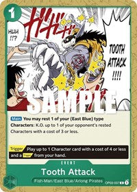 Tooth Attack (OP03-037) [Pillars of Strength]