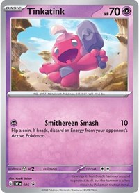 Tinkatink - 025 (Cosmo Holofoil) (025) [SV Scarlet and Violet Promo Cards]