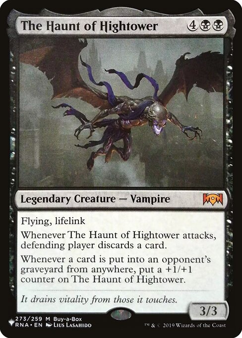 The Haunt of Hightower (RNA-273) [The List]