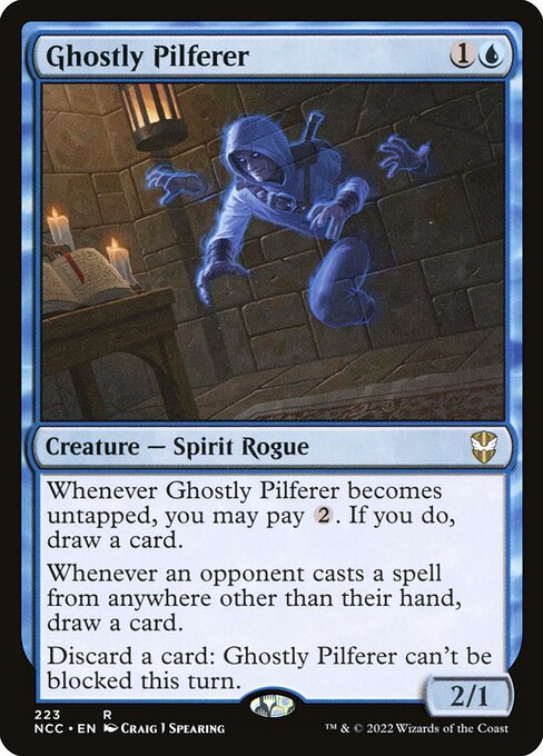 Ghostly Pilferer (223) [New Capenna Commander]