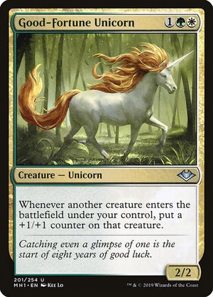 Good-Fortune Unicorn (201) [Modern Horizons]