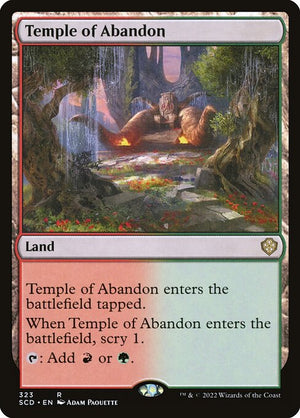 Temple of Abandon (323) [Starter Commander Decks]