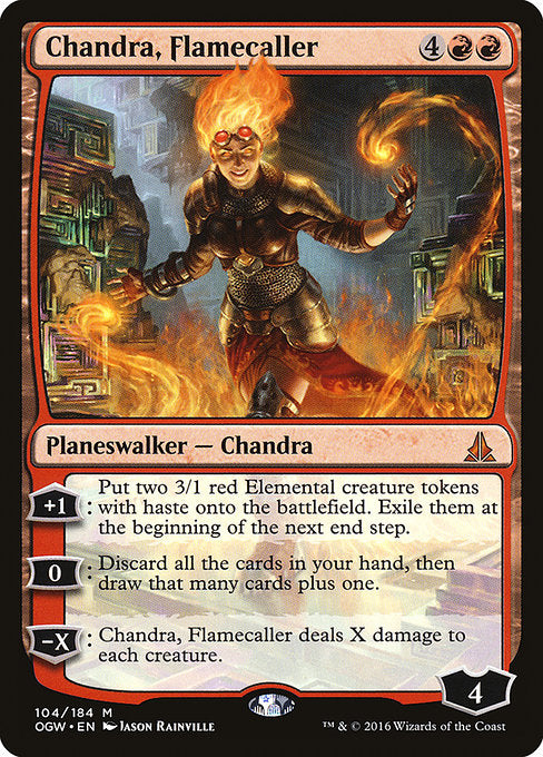 Chandra, Flamecaller (104) [Oath of the Gatewatch]