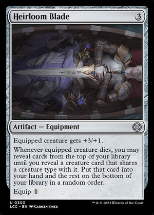 Heirloom Blade (303) [The Lost Caverns of Ixalan Commander]