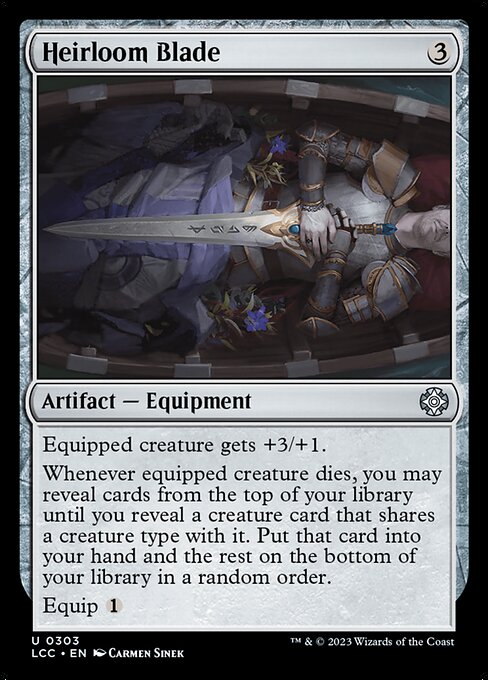 Heirloom Blade (303) [The Lost Caverns of Ixalan Commander]