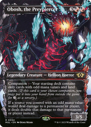 Obosh, the Preypiercer (54) [Multiverse Legends] [Showcase, Borderless]