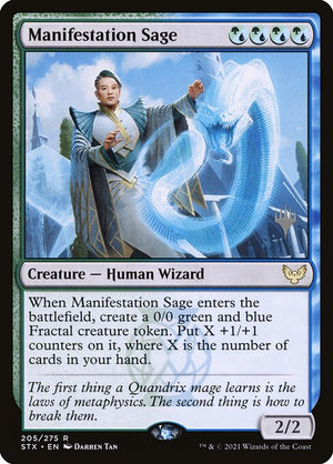 Manifestation Sage (205p) [Strixhaven: School of Mages Promos]