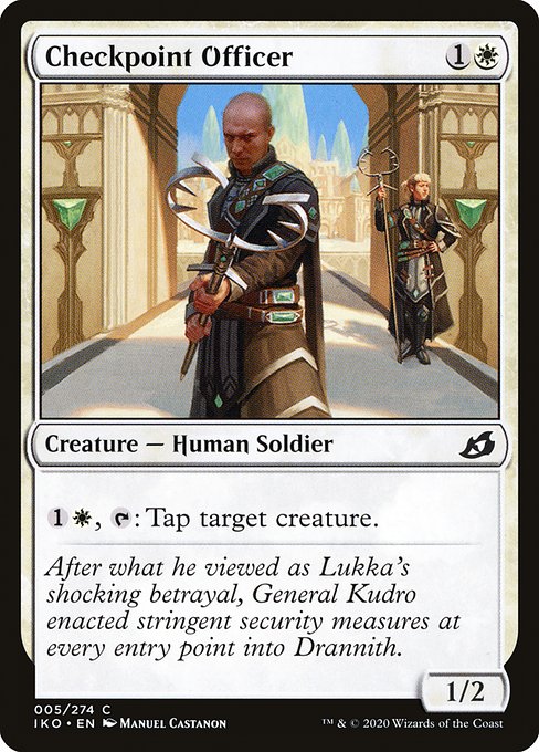 Checkpoint Officer (5) [Ikoria: Lair of Behemoths]