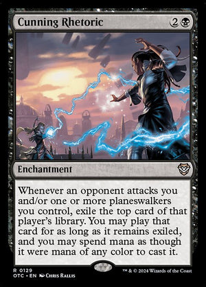 Cunning Rhetoric (129) [Outlaws of Thunder Junction Commander]