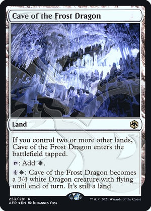 Cave of the Frost Dragon (253a) [Adventures in the Forgotten Realms Promos]