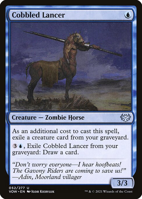 Cobbled Lancer (52) [Innistrad: Crimson Vow]