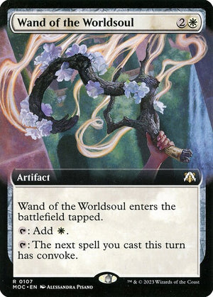 Wand of the Worldsoul (107) [March of the Machine Commander] [Extended Art]