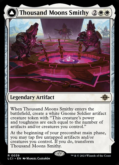 Thousand Moons Smithy // Barracks of the Thousand (39) [The Lost Caverns of Ixalan]