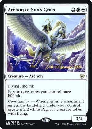 Archon of Sun's Grace (3s) [Theros Beyond Death Promos]