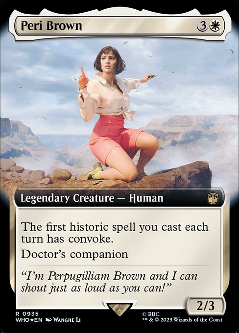 Peri Brown (935) [Doctor Who] [Extended Art]