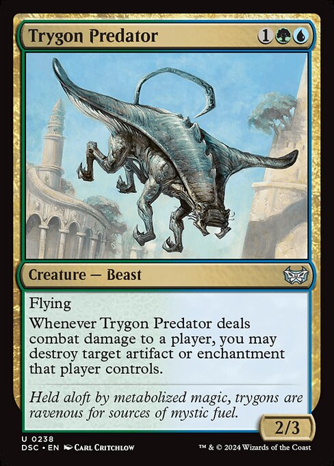 Trygon Predator (238) [Duskmourn: House of Horror Commander]