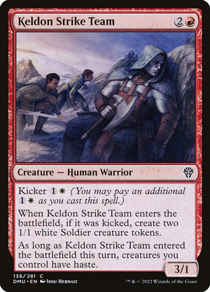 Keldon Strike Team (136) [Dominaria United]